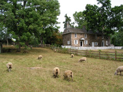 Pre-revolution farm near Washington's Crossing