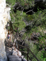 Cliff Stairway