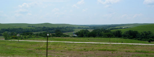 Kansas rolling hills