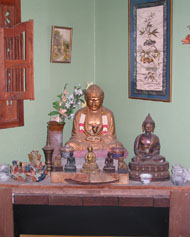 Buddha in the living room