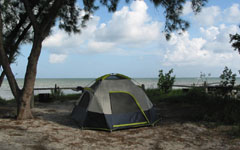 camping on Long Key