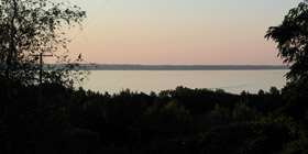 Cayuga Lake from Dave's yard